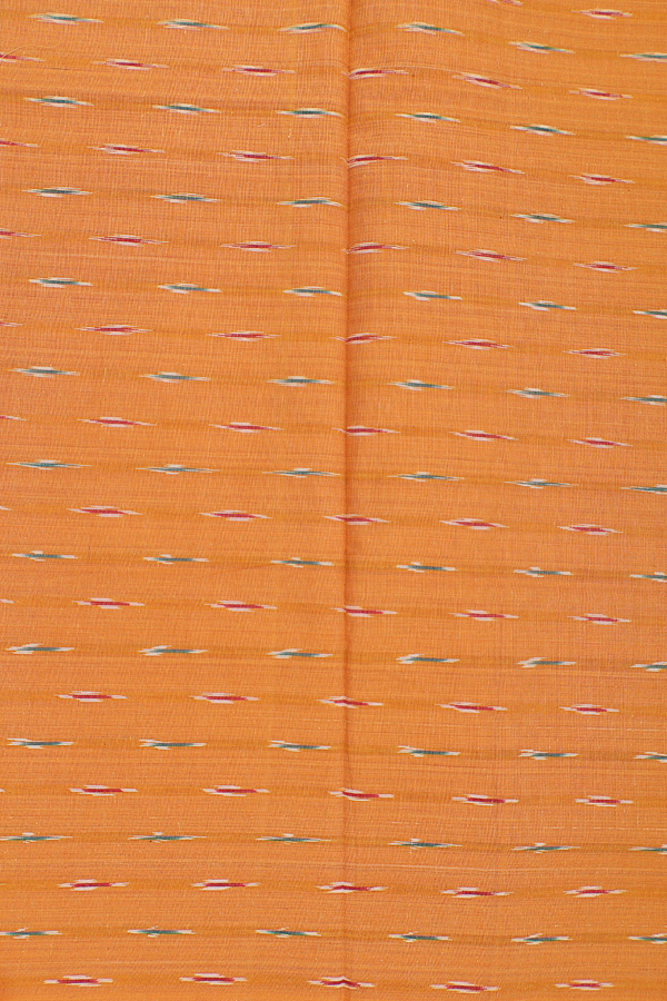 Pochampally Cotton Saree In Dual Tone With Printed Design