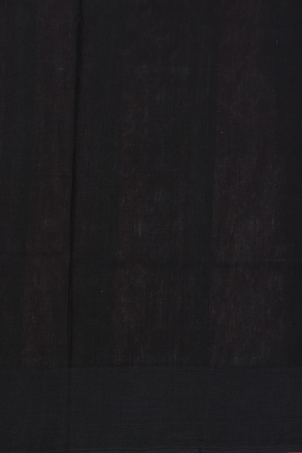 Pochampally Cotton Saree In Dusty Red With Allover Design