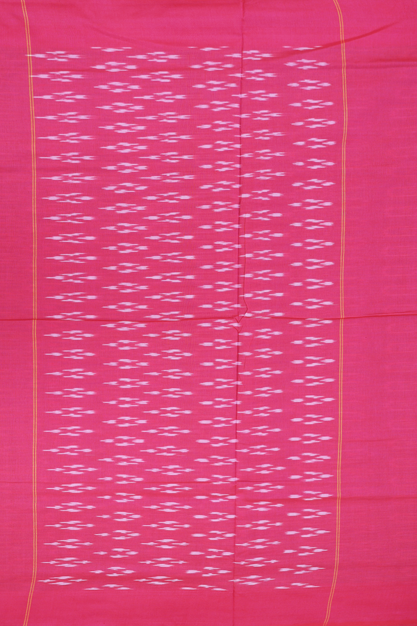 Pochampally Cotton Saree In Grape Purple With Allover Design