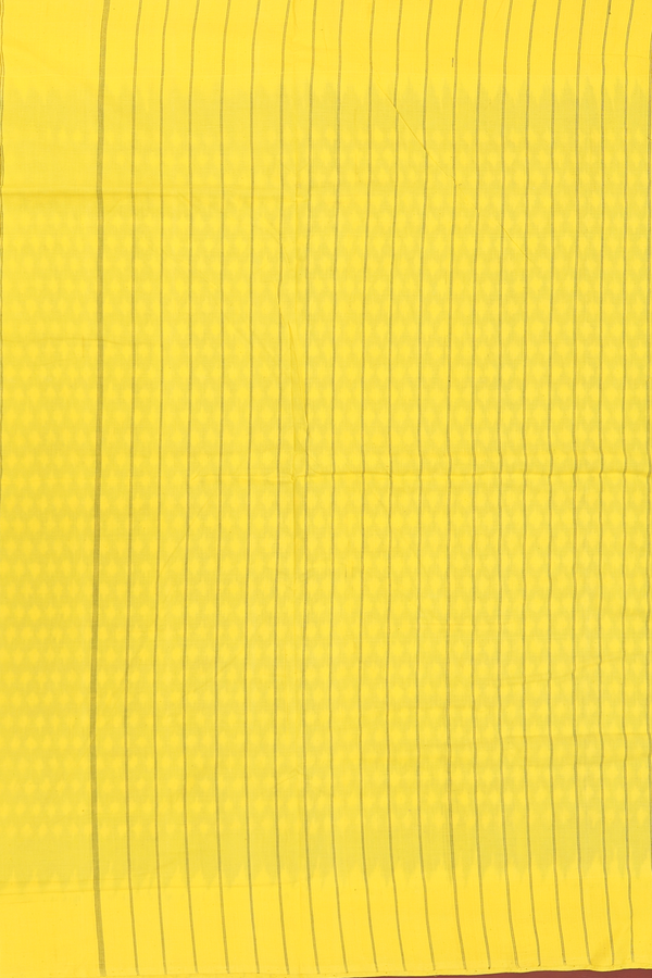 Pochampally Cotton Saree In Grey With Allover Buttas