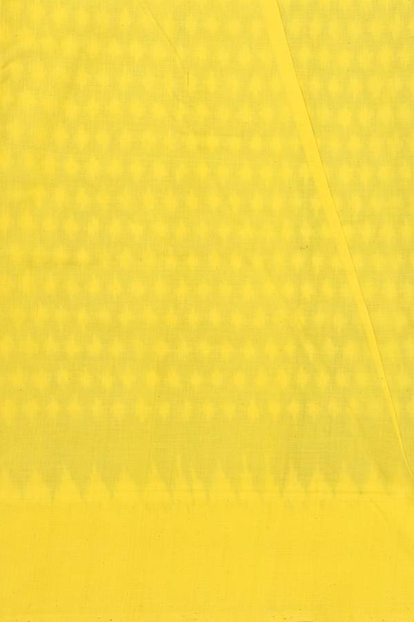 Pochampally Cotton Saree In Grey With Allover Buttas