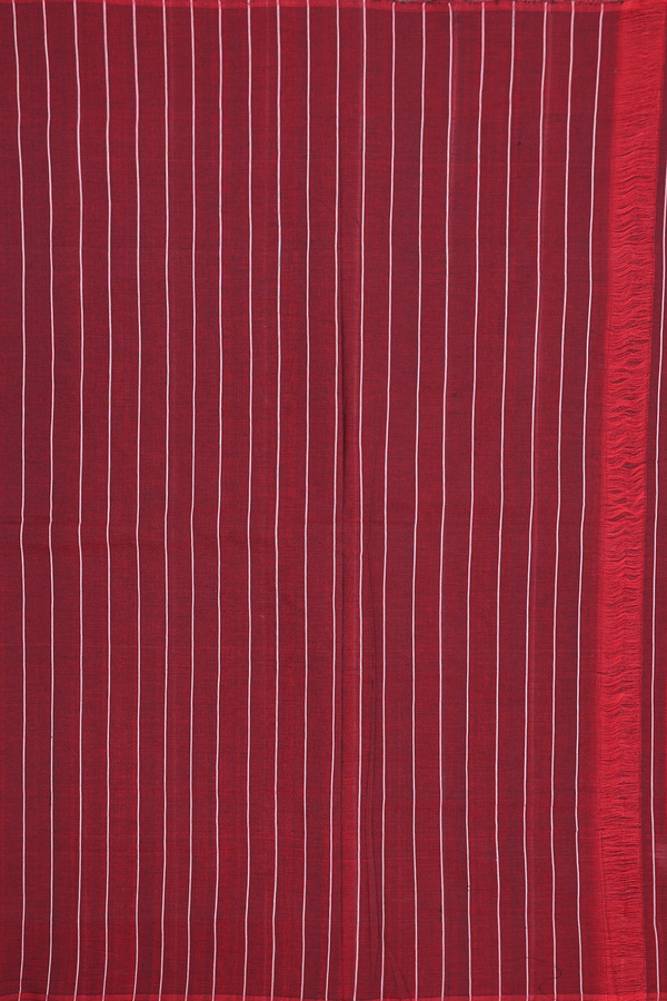 Pochampally Cotton Saree In Oxford Blue With Allover Design