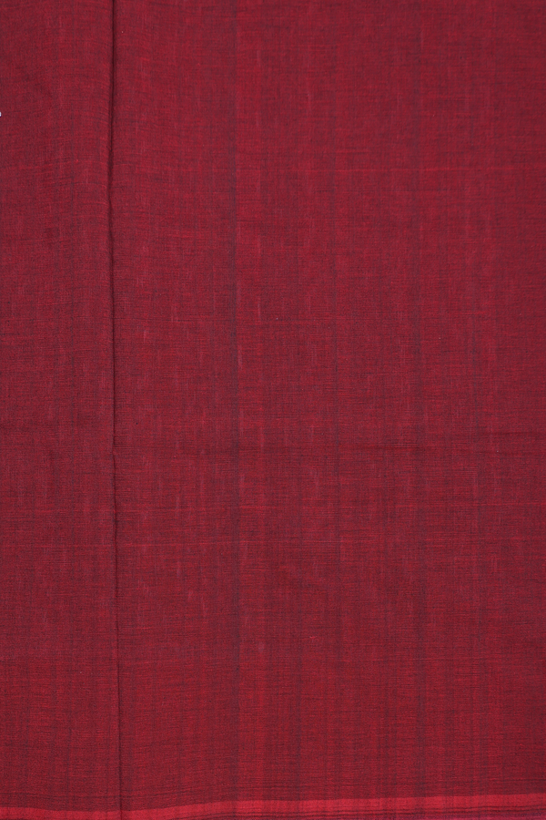 Pochampally Cotton Saree In Oxford Blue With Allover Design