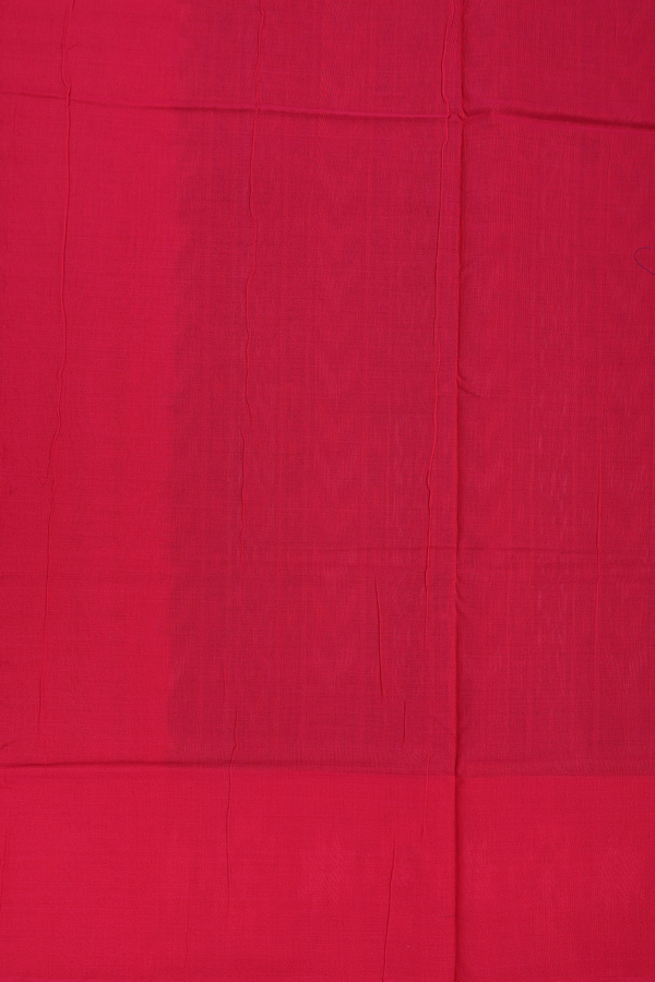 Pochampally Cotton Saree In Navy Blue With Allover Design