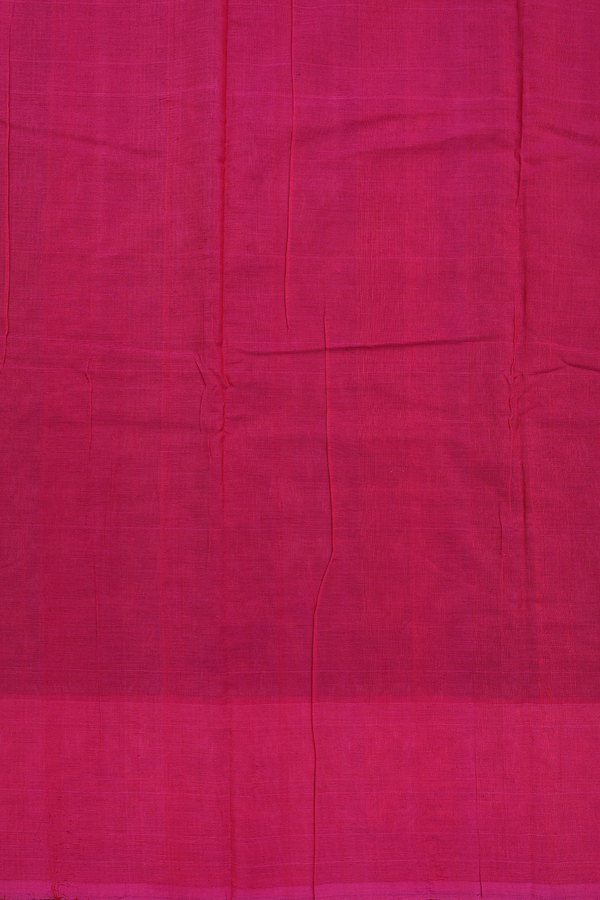 Pochampally Cotton Saree In Navy Blue With Printed Design