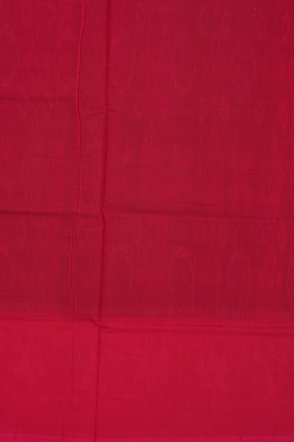 Pochampally Cotton Saree In Navy Blue With Printed Design