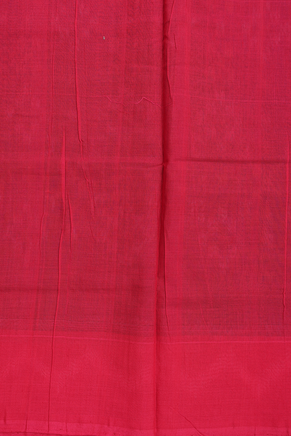 Pochampally Cotton Saree In Navy Blue With Allover Design