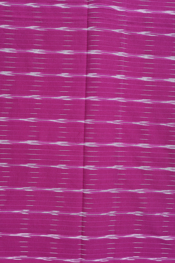 Pochampally Cotton Saree In Orange With Checks Design