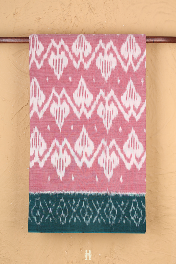 Pochampally Cotton Saree In Orchid Pink With Printed Design