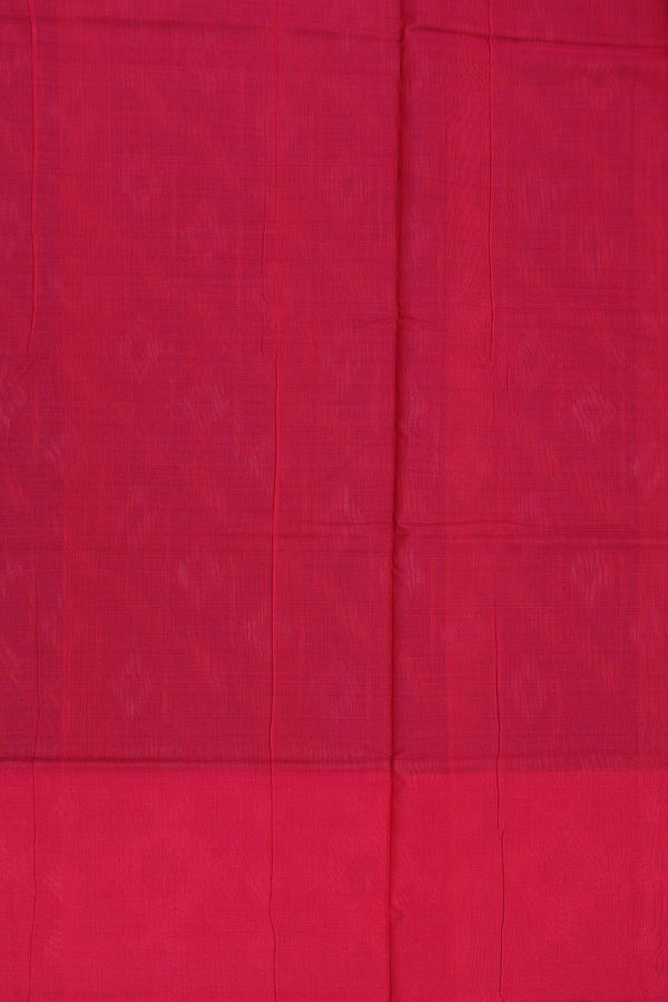 Pochampally Cotton Saree In Oxford Blue With Allover Design