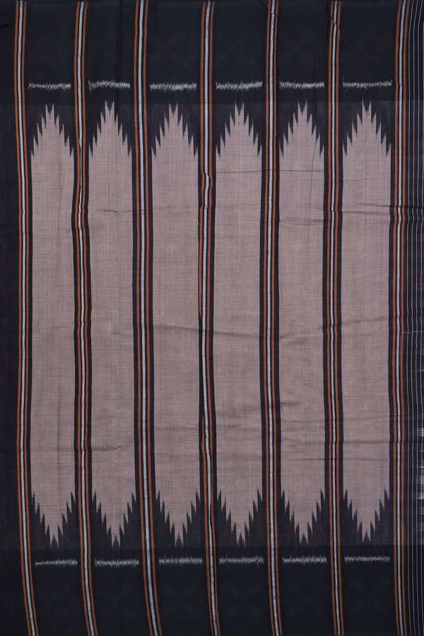 Pochampally Cotton Saree In Pink With Printed Buttas