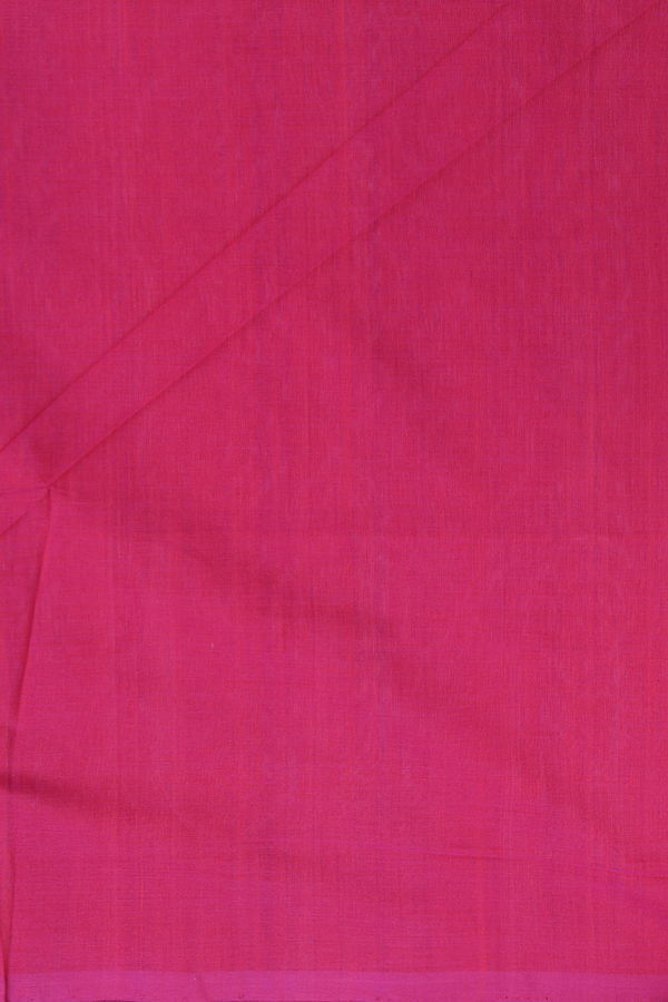 Pochampally Cotton Saree In Pink With Allover Design