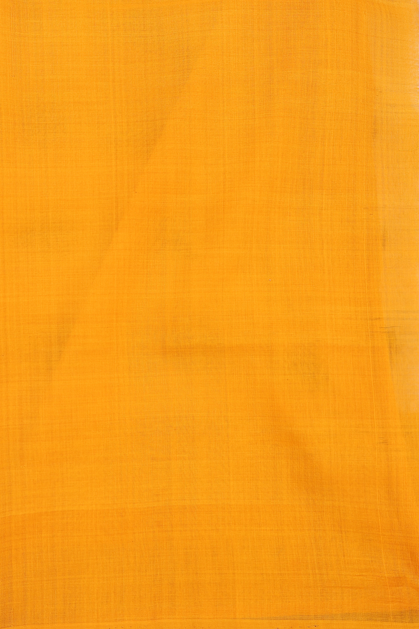 Pochampally Cotton Saree In White With Ikat Buttas