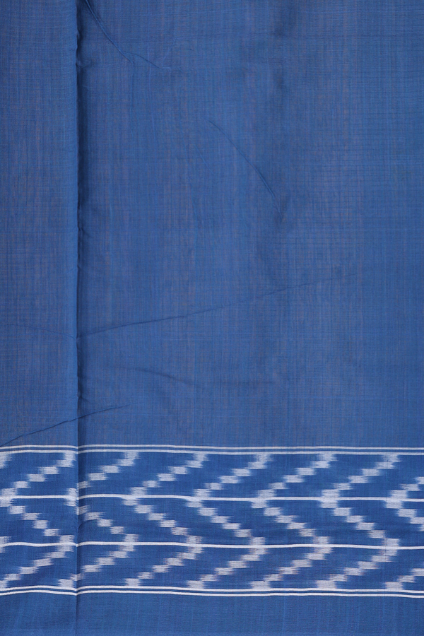 Pochampally Cotton Saree In Yellow With Checks Design