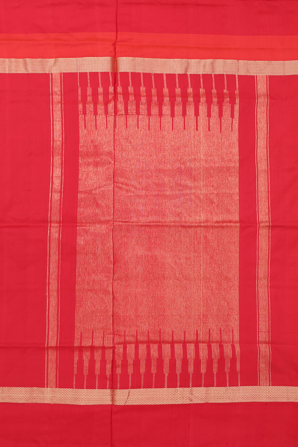 Pochampally Silk Saree In Black With Allover Design