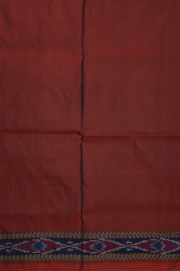 Pochampally Silk Saree In Black With Printed Design