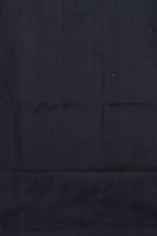 Pochampally Silk Saree In Black With Printed Design