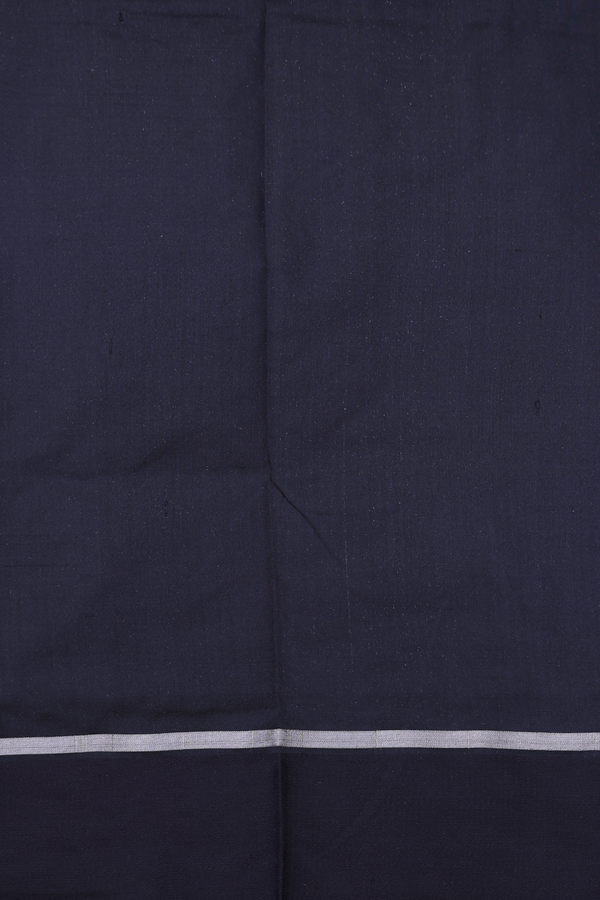 Pochampally Silk Saree In Black With Stripes Design