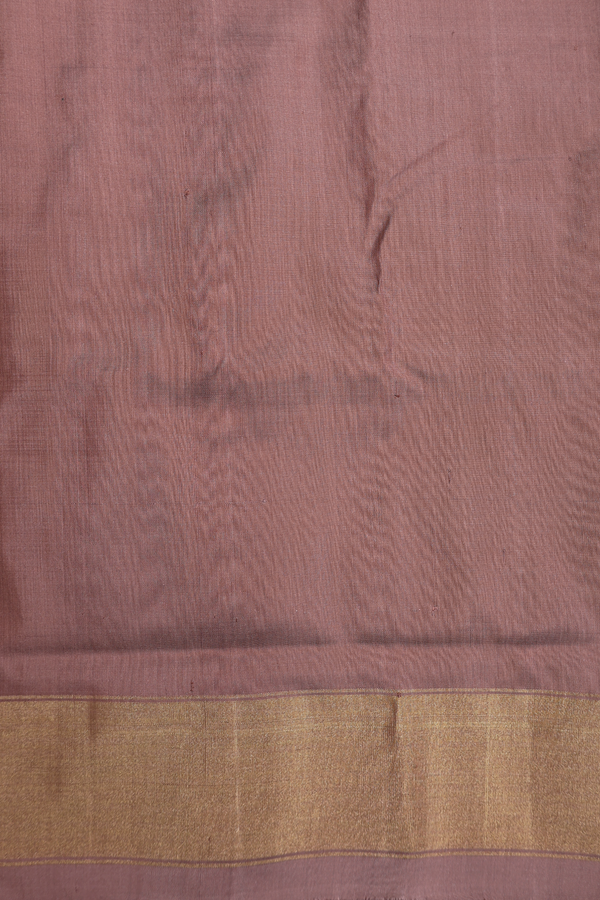 Pochampally Silk Saree In Cocoa Brown With Printed Design