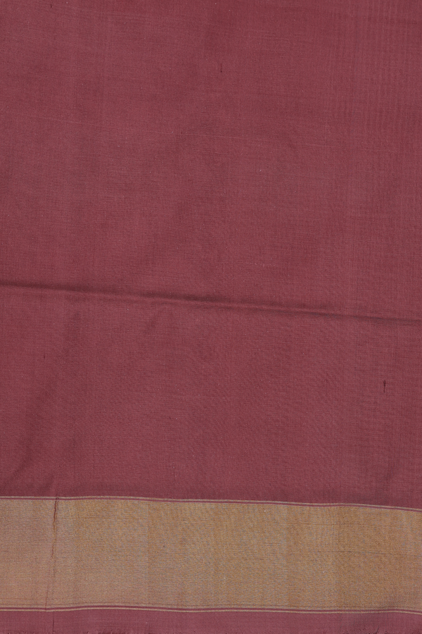 Pochampally Silk Saree In Cocoa Brown With Printed Design