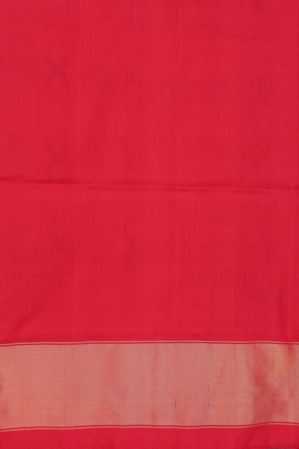 Pochampally Silk Saree In Dusty Green With Printed Design