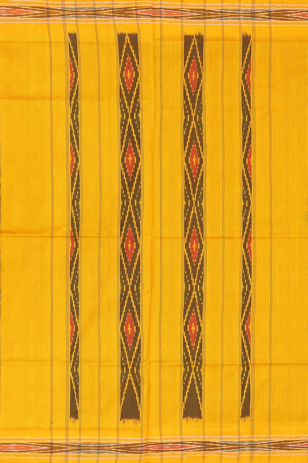 Pochampally Silk Saree In Leaf Green With Printed Design