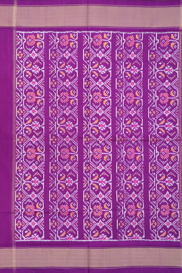 Pochampally Silk Saree In Multicolor With Printed Design