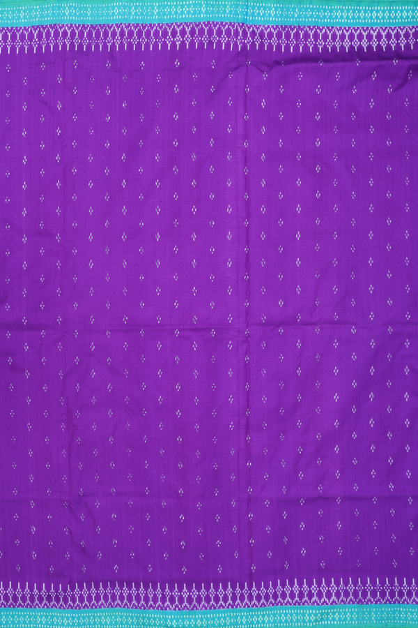 Pochampally Silk Saree In Purple With Allover Buttis