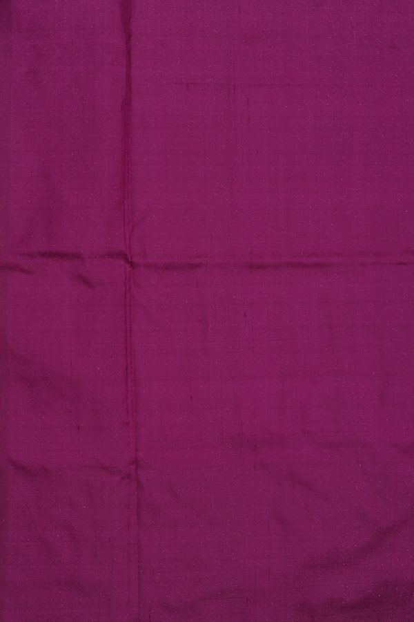 Pochampally Silk Saree In Purple With Ikat Buttas