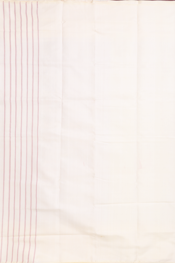 Pochampally Silk Saree In Rose Red With Allover Design