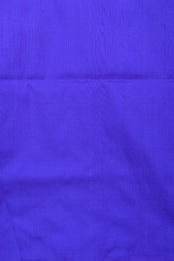 Pochampally Silk Saree In Royal Blue With Diamond Design