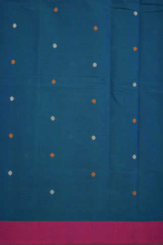 Polka Threadwork Dots Dual Tone Coimbatore Cotton Saree