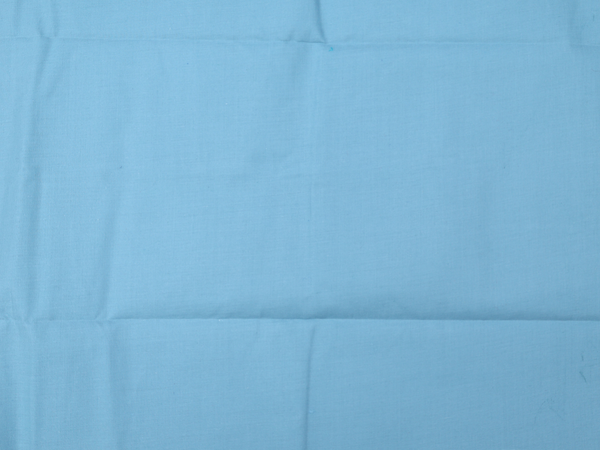 Printed Design Blue Silk Cotton Unstitched Salwar Material