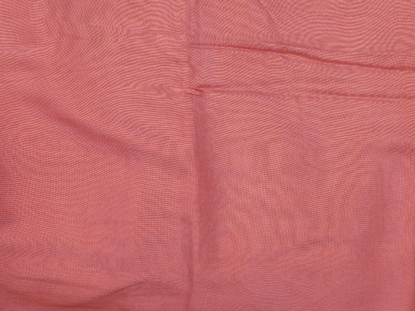 Printed Design Orange Silk Cotton Unstitched Salwar Material