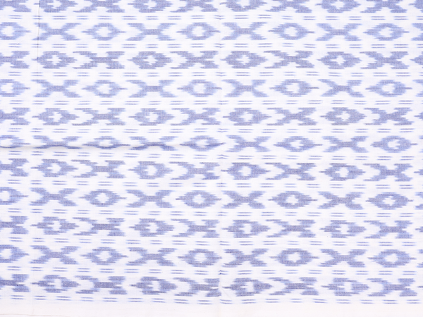 Printed Design White Cotton Unstitched Salwar Material