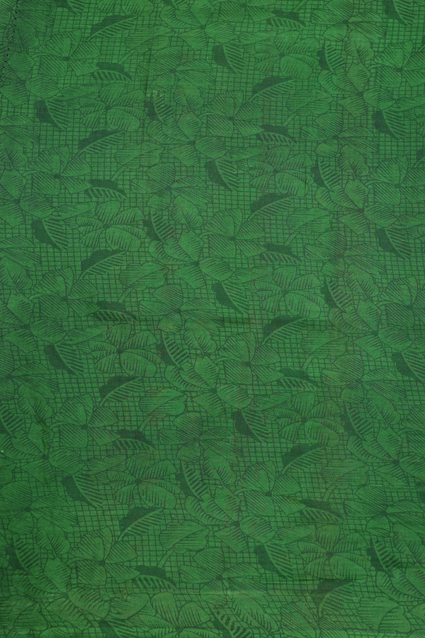 Printed Silk Saree In Beige With Floral Design