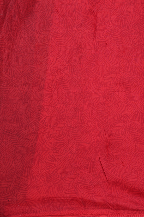 Printed Silk Saree In Black With Allover Design