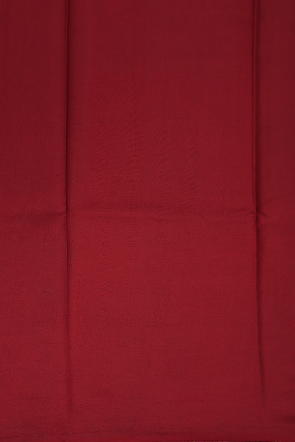 Printed Silk Saree In Chocolate Brown With Allover Design