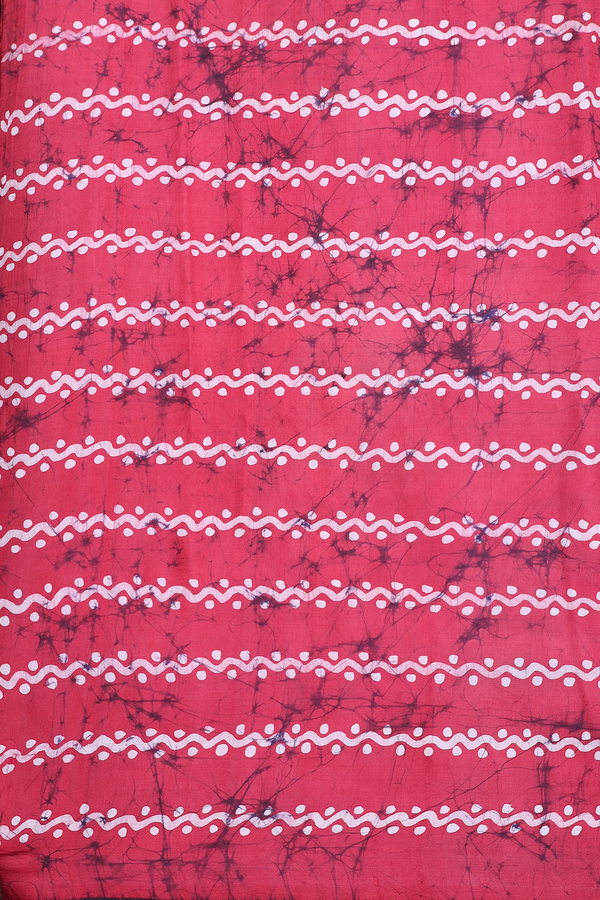 Printed Silk Saree In Dark Oak Brown With Floral Buttas