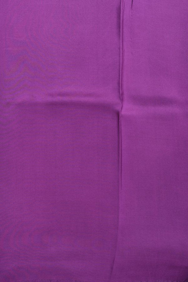 Printed Silk Saree In Dusty Purple With Allover Design