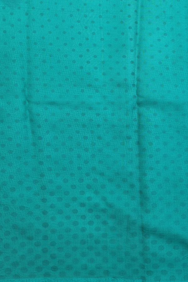 Printed Silk Saree In White With Allover Design