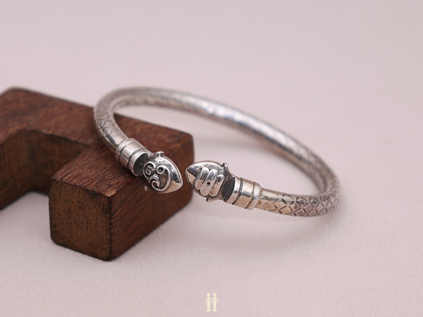 Pure Silver Adjustable Kada For Kids