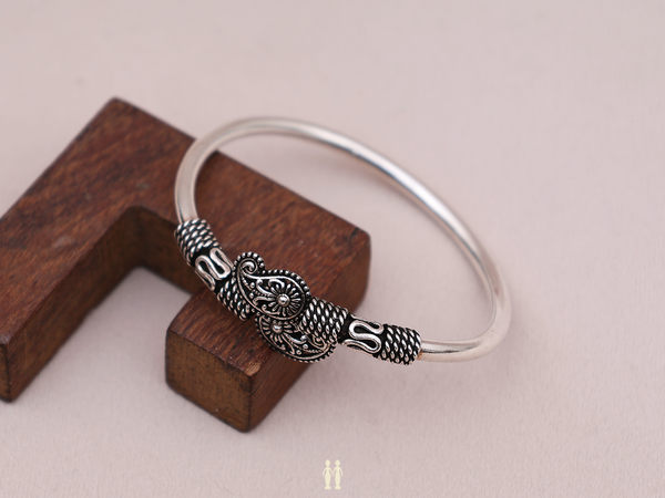 Pure Silver Adjustable Kada For Kids