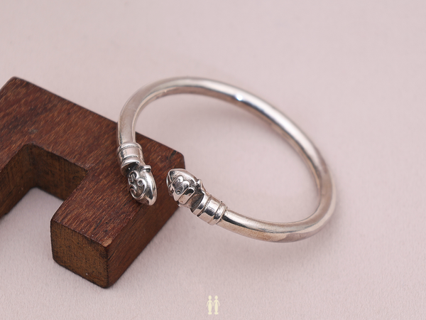 Pure Silver Adjustable Kada For Kids