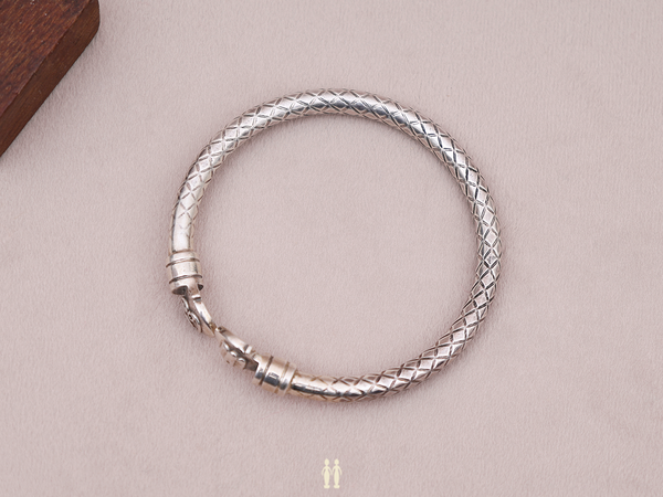 Pure Silver Adjustable Kada For Kids