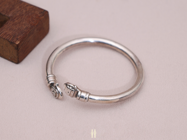 Pure Silver Adjustable Kada For Kids