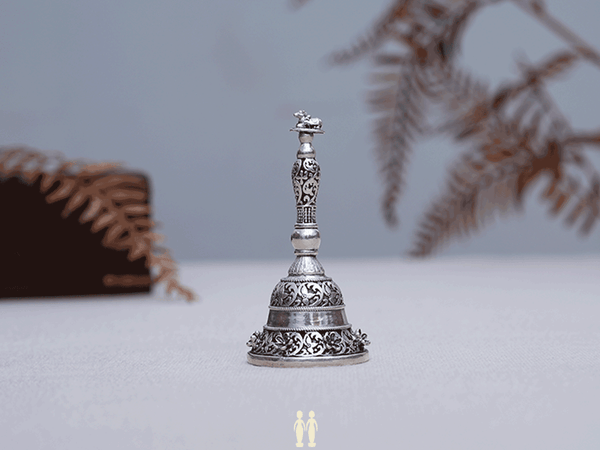 Pure Silver Pooja Bell