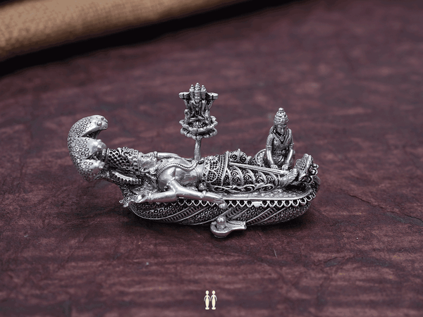 Shri Ranganatha Perumal Pure Silver Idol