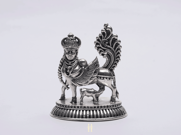Pure Silver Kamadhenu Cow Idol