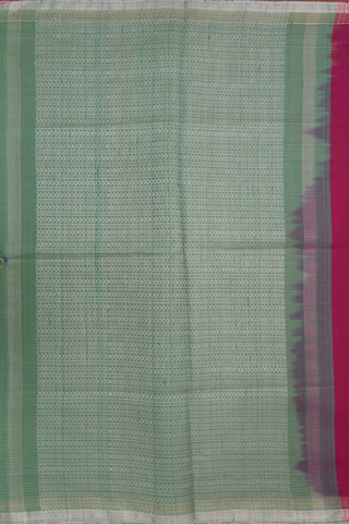 Raw Silk Saree In Berry Purple With Zari Buttas